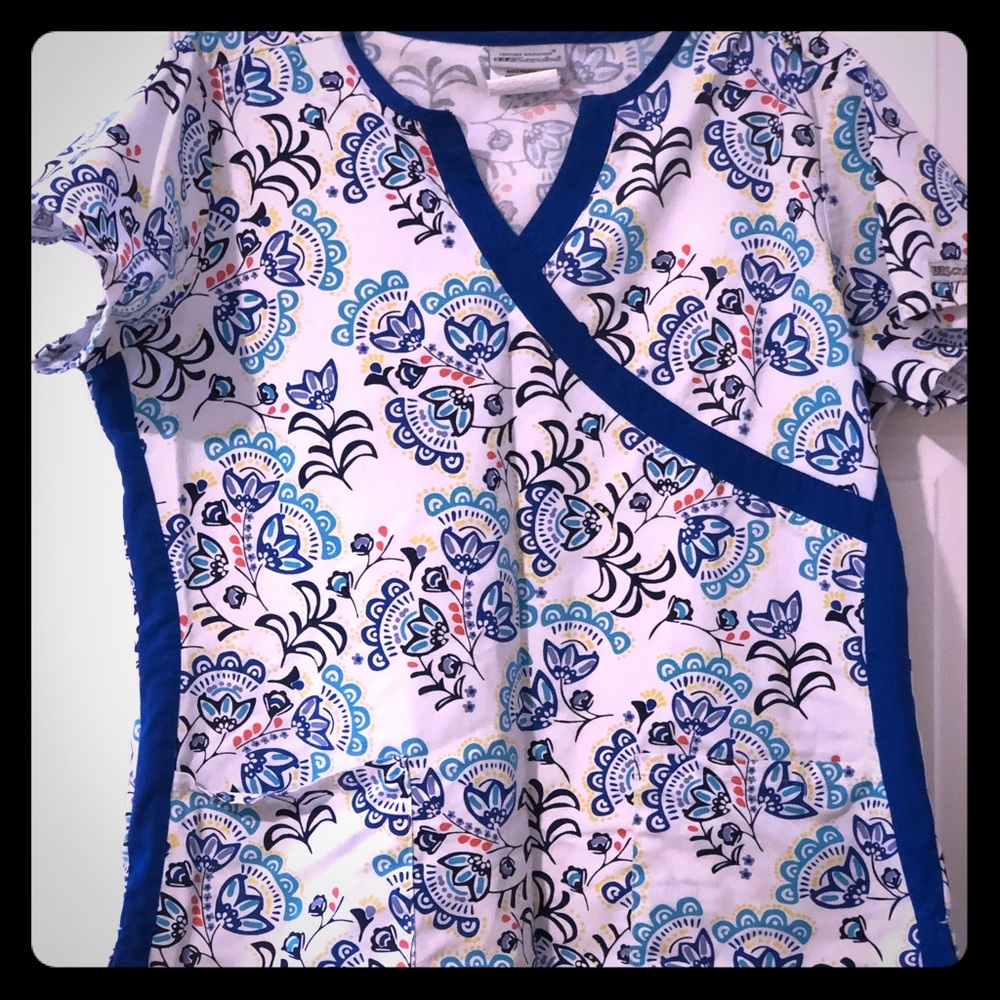 Multi-colored UA Scrub Top